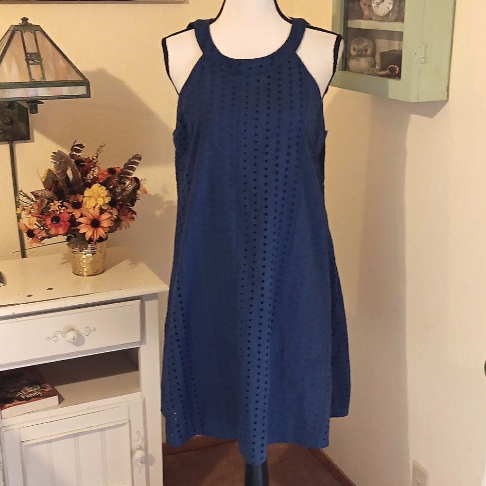 Miami Atlanta Eyelet Swing Dress Coastal Cowgirl Cottagecore